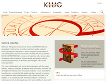 Tablet Screenshot of klug-conservation.com