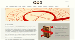 Desktop Screenshot of klug-conservation.fr