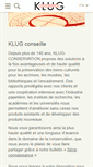 Mobile Screenshot of klug-conservation.fr