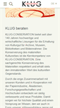 Mobile Screenshot of klug-conservation.de